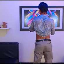 WETColours: Derek Gets Dressed Elegant and Gets Wet in Shirt and Pants