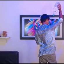 WETColours: Derek Gets Dressed Elegant and Gets Wet in Shirt and Pants