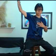 WETColours: Derek Super Wet in Blue T-shirt and Pants