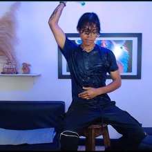 WETColours: Derek Super Wet in Blue T-shirt and Pants