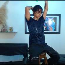 WETColours: Derek Super Wet in Blue T-shirt and Pants