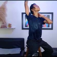 WETColours: Derek Super Wet in Blue T-shirt and Pants