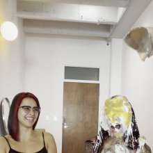 The Slime and Pie Show: Fernanda Pied by Her Friend