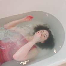 WetlookFashion: Formal Bath and Shower with Elena