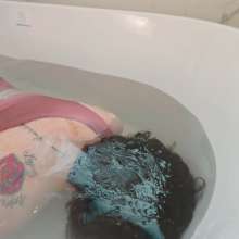 WetlookFashion: Formal Bath and Shower with Elena