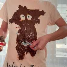Your Wet Cat: Fox Vs Nutella Sweet Chaos on a T-Shirt!