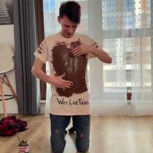 Your Wet Cat: Fox Vs Nutella Sweet Chaos on a T-Shirt!