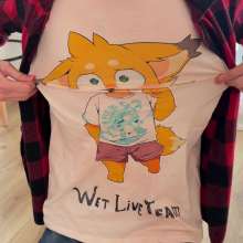 Your Wet Cat: Fox Vs Nutella Sweet Chaos on a T-Shirt!