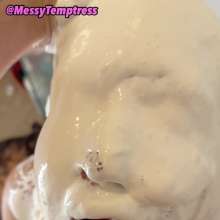 Messy Temptress: Gooey Blowjob with Sticky Marshmallow and Strawberry Syrup