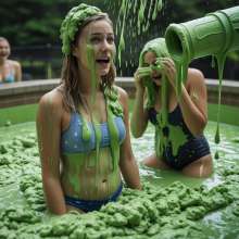 bob1987564: Green Slime Fun with Friends