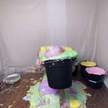 RevSlymsford: Kaydens V 10 Pies + 5 Buckets Of Foam Slime, + Chocolate Too