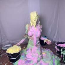 RevSlymsford: Kaydens V 10 Pies + 5 Buckets Of Foam Slime, + Chocolate Too