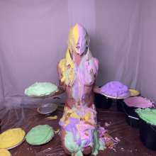 RevSlymsford: Kaydens V 10 Pies + 5 Buckets Of Foam Slime, + Chocolate Too