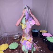 RevSlymsford: Kaydens V 10 Pies + 5 Buckets Of Foam Slime, + Chocolate Too