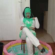 Hikari-Studio-Wam: Large Slime Bucket for Hikari's White Clothes
