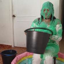 Hikari-Studio-Wam: Large Slime Bucket for Hikari's White Clothes
