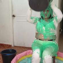 Hikari-Studio-Wam: Large Slime Bucket for Hikari's White Clothes