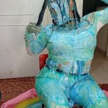 Hikari-Studio-Wam: Large Slime Bucket for Hikari's White Clothes