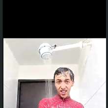 WETColours: Luke Spiderman in a Long Shower