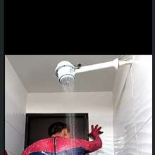 WETColours: Luke Spiderman in a Long Shower