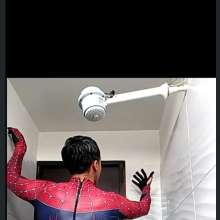 WETColours: Luke Spiderman in a Long Shower