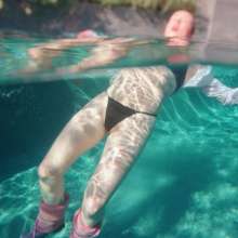 WetlookFashion: Mandi Gets Wet As Blaze the Cat