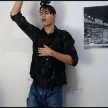 WETColours: Matteo Gets Wet with Green Shirt and Jeans