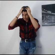 WETColours: Matteo Gets Wet with Water Bottles in Shirt and Jeans