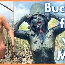 Messy Temptress: Muck Bucket Mania: Naked and Slimed With Stinky Mud!