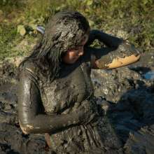 dlodoski: Mia's Hilltop Mud Arousal--Photos