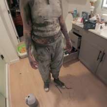 Messy Temptress: Muddy Handjob + Walk of Shame + Cleanup!  (Behind the Scenes)