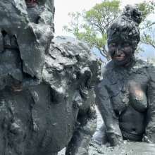 Messy Temptress: Muddy Handjob + Walk of Shame + Cleanup!  (Behind the Scenes)