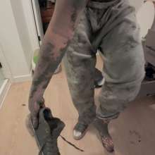 Messy Temptress: Muddy Handjob + Walk of Shame + Cleanup!  (Behind the Scenes)