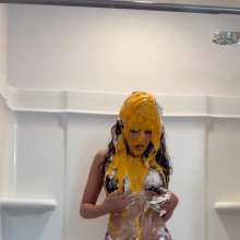 Serena: Pied and Slimed in a Bikini