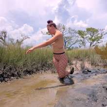 Messy Temptress: Possessed and Humiliated by a Mud Spirit