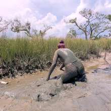Messy Temptress: Possessed and Humiliated by a Mud Spirit