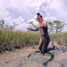 Messy Temptress: Possessed and Humiliated by a Mud Spirit