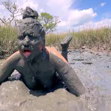 Messy Temptress: Possessed and Humiliated by a Mud Spirit
