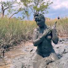 Messy Temptress: Possessed and Humiliated by a Mud Spirit