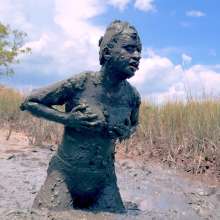 Messy Temptress: Possessed and Humiliated by a Mud Spirit