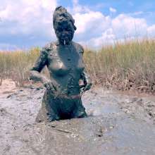 Messy Temptress: Possessed and Humiliated by a Mud Spirit