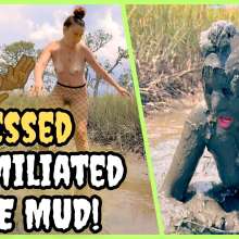 Messy Temptress: Possessed and Humiliated by a Mud Spirit