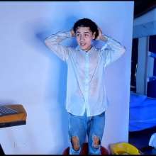 WETColours: Santos Super Wet in White Shirt and Jeans