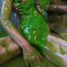 Larzstord: Snowy and Larz Use Toys in Slime