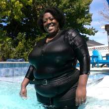 gsdwetlook: Soaking Wet in Black and Blue