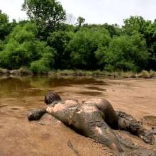 TannerQS: Tanners Nude Muddy Wallowing