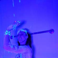 messyhot: Tesla Elektra Slippery When Wet Slime Time