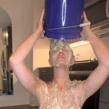 Slimed Models: Topless Haley Slimes Herself With Dog Food