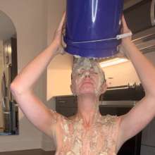 Slimed Models: Topless Haley Slimes Herself With Dog Food