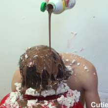 Cutiepied-production: Yannis 4 : Face Pushed into Pies